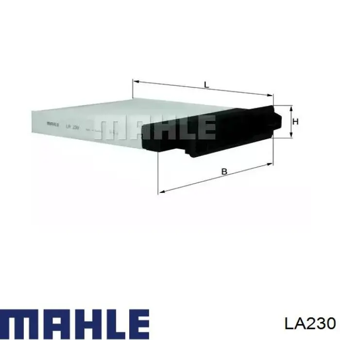 Фільтр повітряний обігрівача Mahle Original LA230 ціна, від 5.31 USD