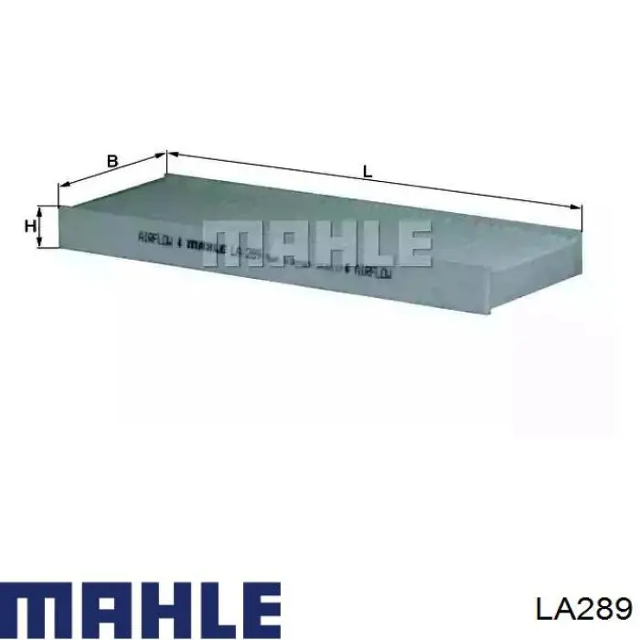 Фільтр повітряний обігрівача Mahle Original LA289 ціна, від 6.14 USD