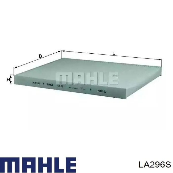 Повітряний фільтр салону Mahle Original LA296S