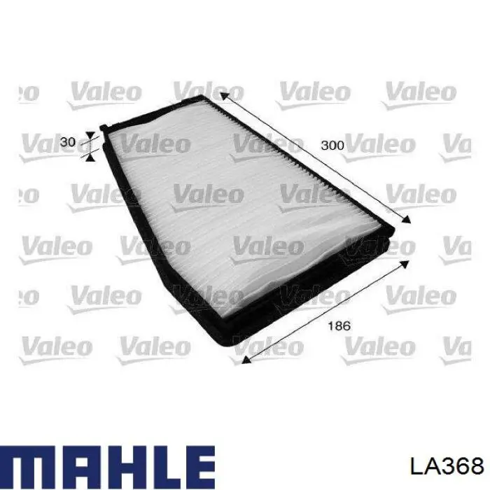 Фільтр повітряний обігрівача Mahle Original LA368 ціна, від 5.71 USD