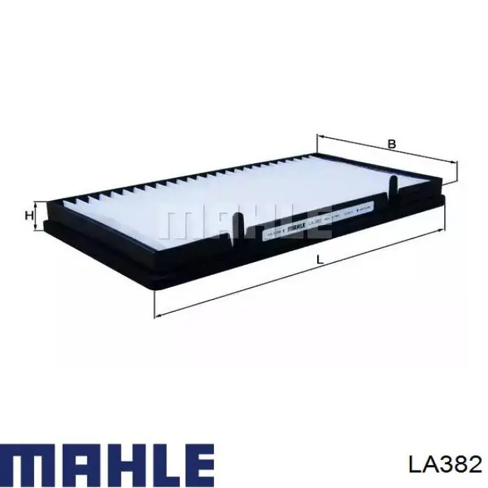 Купити LA382 Mahle Original Фільтр салону вугільний