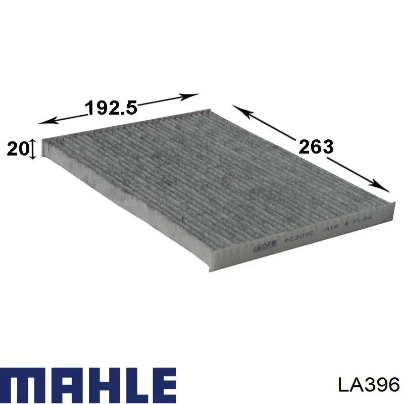 Фільтр салону LA396 Mahle Original