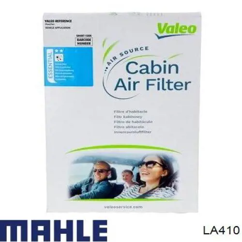 Повітряний фільтр салону Mahle Original LA410