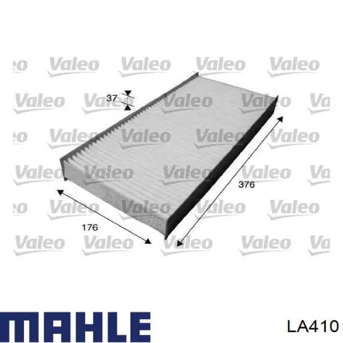 Купити LA410 Mahle Original Фільтр салону вугільний