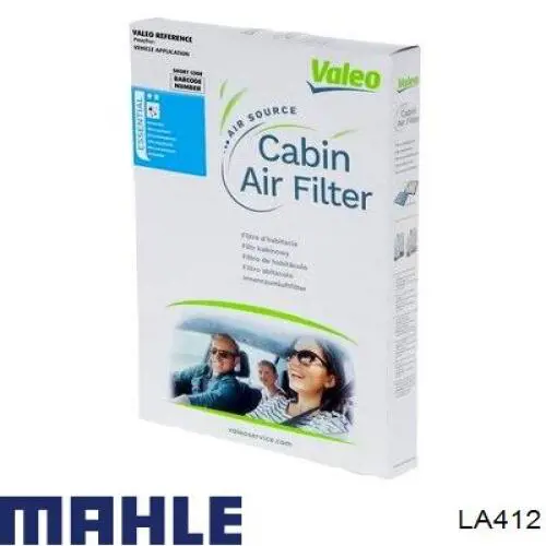 Повітряний фільтр салону Mahle Original LA412