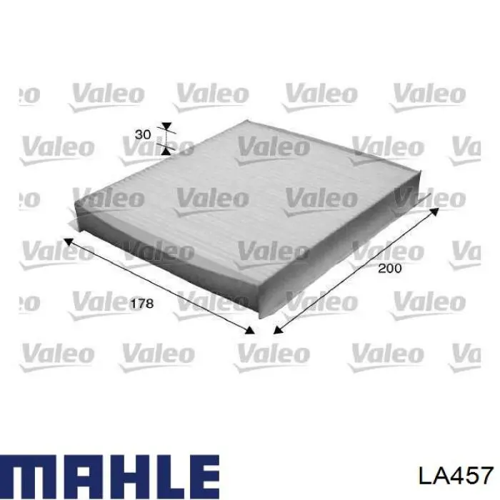 LA457 Mahle Original Внутрішньосалонний фільтр