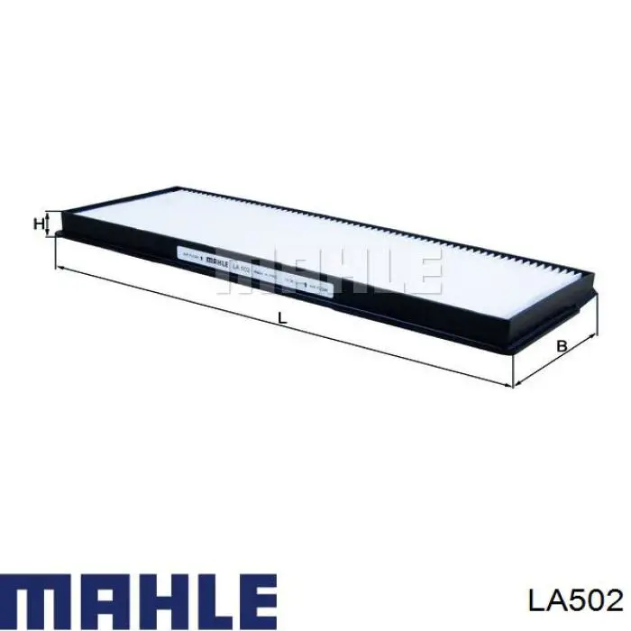 Купити LA502 Mahle Original Фільтр салону вугільний