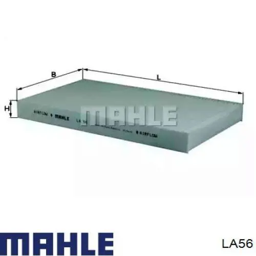 Купити LA56 Mahle Original Фільтр салону вугільний