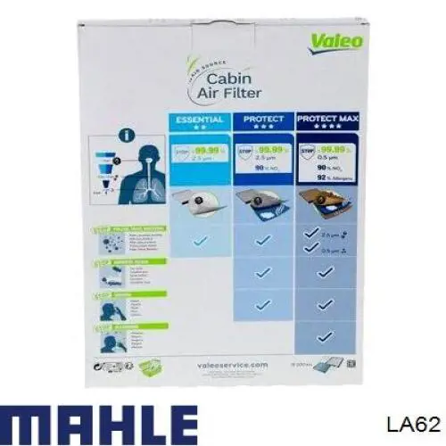 Фільтр салону LA62 Mahle Original