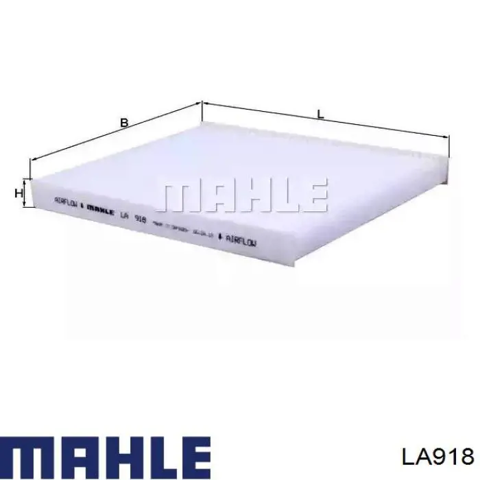 LA918 Mahle Original фільтр салону