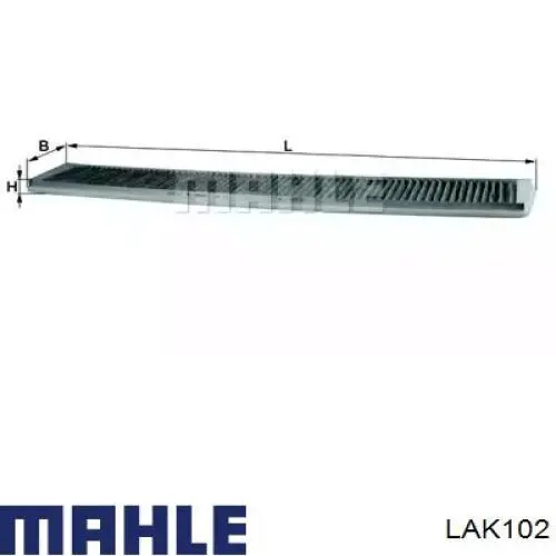 LAK102 Mahle Original фільтр салону