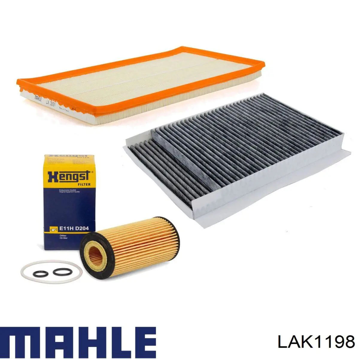 Фільтр повітряний обігрівача Mahle Original LAK1198 ціна, від 22.42 USD