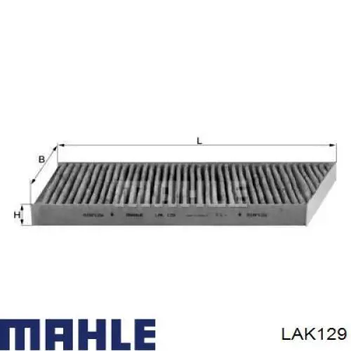 Купити LAK129 Mahle Original Фільтр салону вугільний