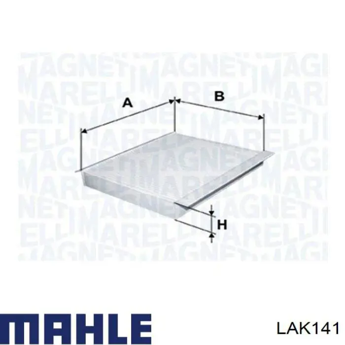 LAK141 Mahle Original фільтр салону