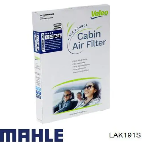 LAK191S Mahle Original Внутрішньосалонний фільтр
