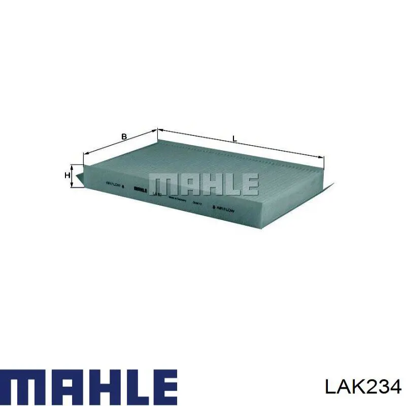 Фільтр повітряний обігрівача Mahle Original LAK234 ціна, від 14.92 USD