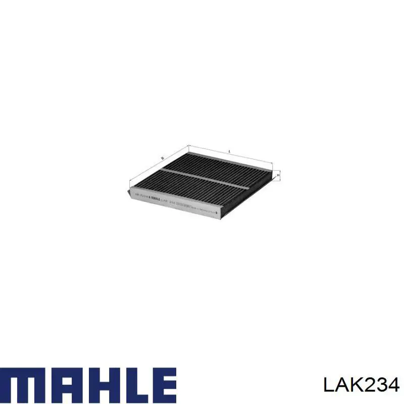 Повітряний фільтр салону Mahle Original LAK234