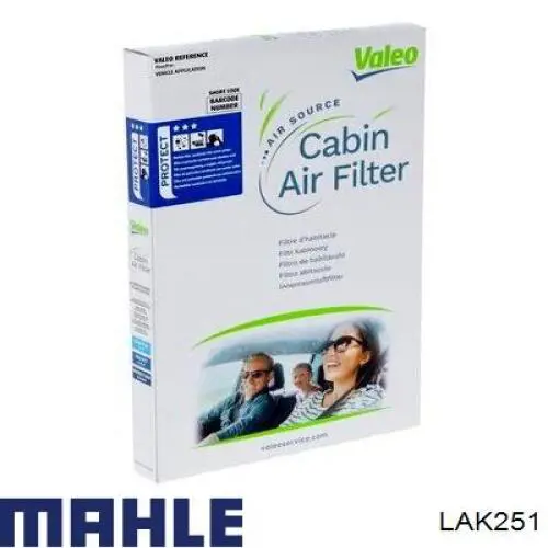 Купити LAK251 Mahle Original Фільтр салону вугільний