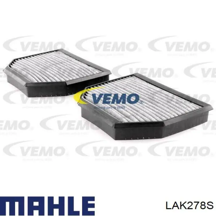 Фільтр повітряний обігрівача Mahle Original LAK278S ціна, від 83.22 USD