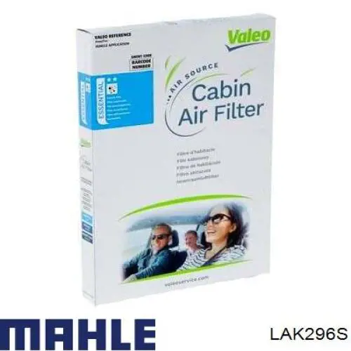 Купити LAK296S Mahle Original Фільтр салону вугільний