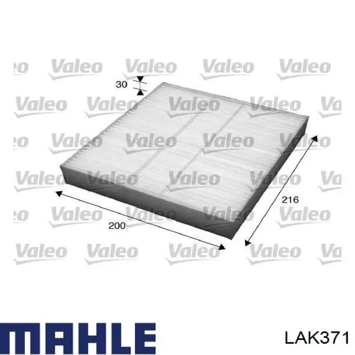 Фільтр салону LAK371 Mahle Original