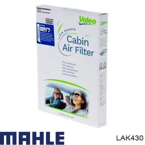 Купити LAK430 Mahle Original Фільтр салону вугільний