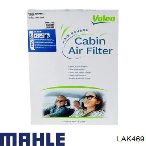 Купити LAK469 Mahle Original Фільтр салону вугільний