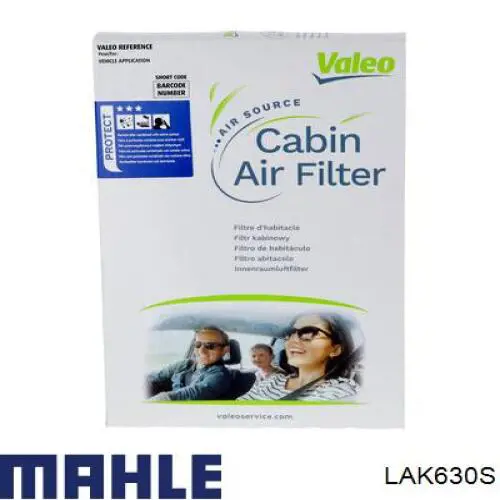 Фільтр салону LAK630S Mahle Original