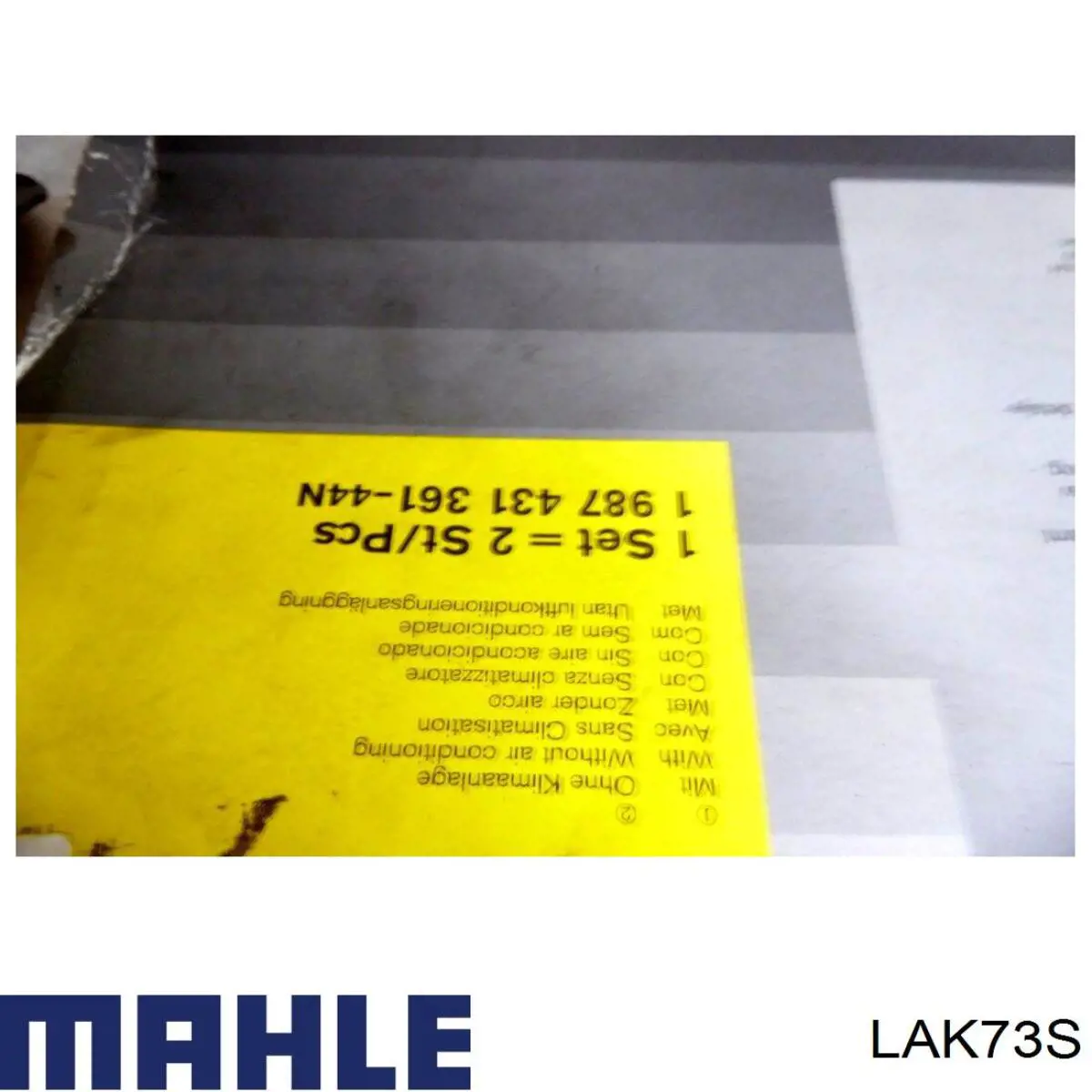 Купити LAK73S Mahle Original Фільтр салону вугільний