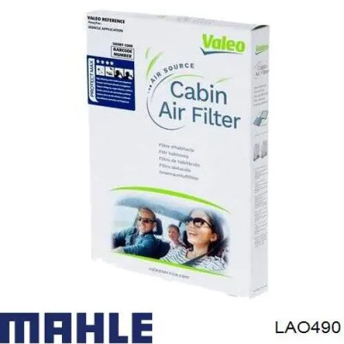Повітряний фільтр салону Mahle Original LAO490
