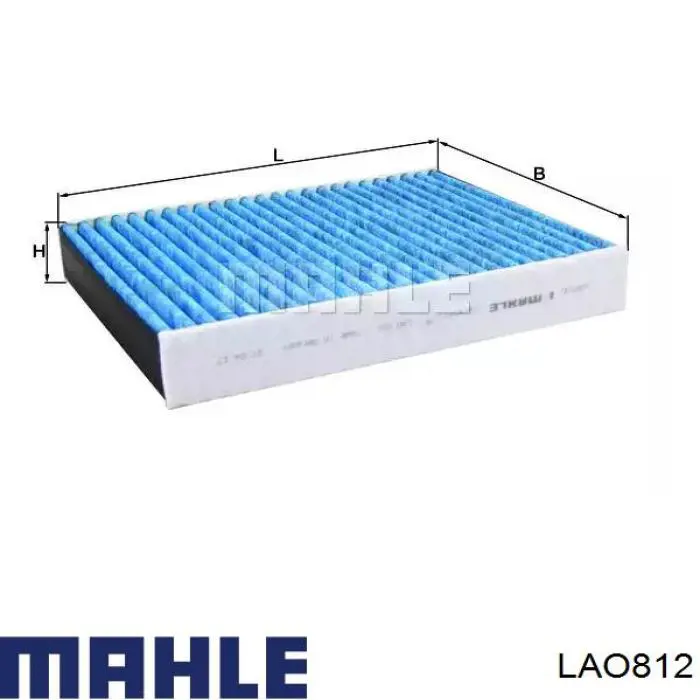 Фільтр салону LAO812 Mahle Original