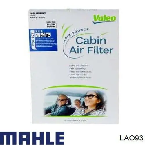 Фільтр салону LAO93 Mahle Original