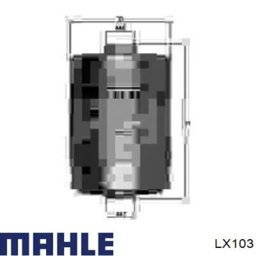 Фільтр повітряний Mahle Original LX103