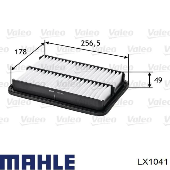 Елемент повітряного фільтра Mahle Original LX1041 ціна, від 7.13 USD