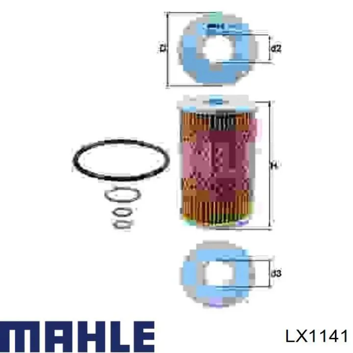 LX1141 Mahle Original Повітряний фільтр двигуна