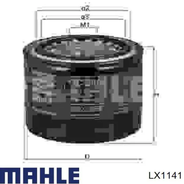 Елемент повітряного фільтра Mahle Original LX1141 ціна, від 3.74 USD
