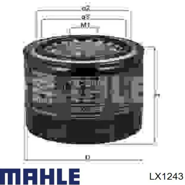 LX1243 Mahle Original Повітряний фільтр двигуна