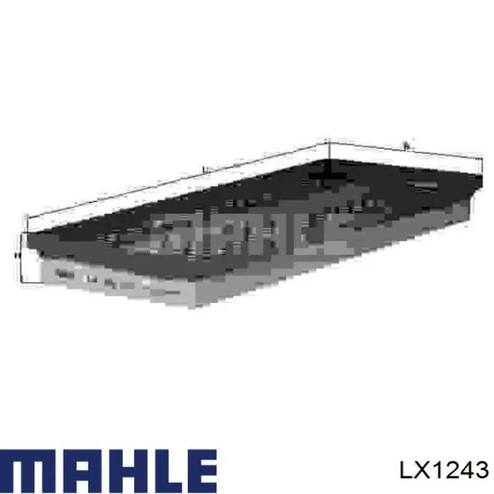 Елемент повітряного фільтра Mahle Original LX1243 ціна, від 44.10 USD