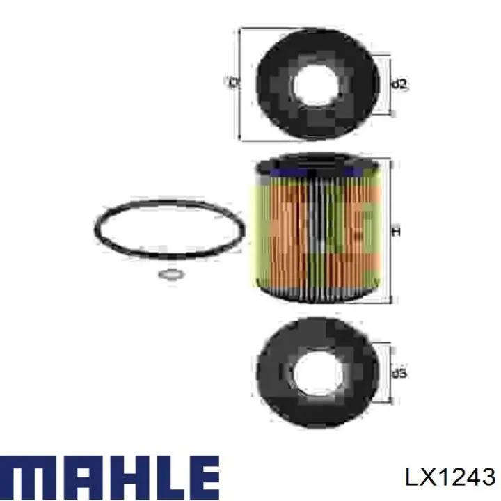 Фільтр повітряний Mahle Original LX1243