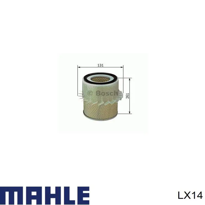 Купити LX14 Mahle Original Автомобільний фільтр повітря