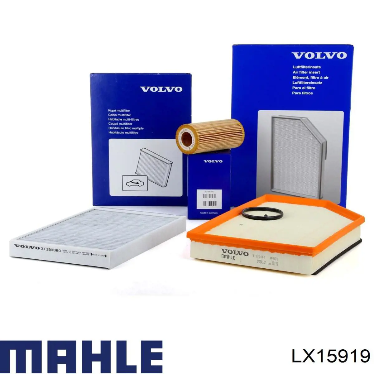 LX15919 Mahle Original Повітряний фільтр двигуна