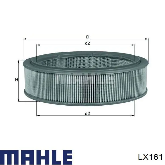 Фільтр повітряний LX161 Mahle Original