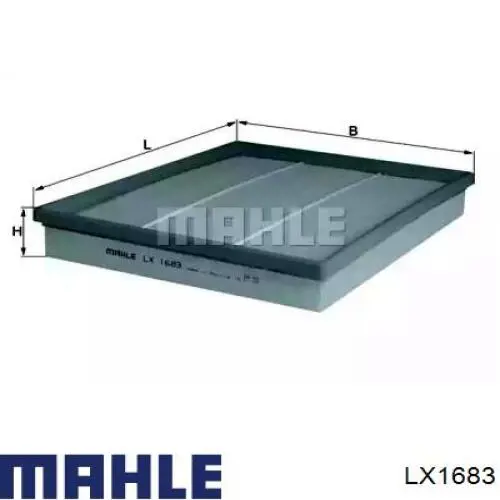 Фільтр повітряний LX1683 Mahle Original