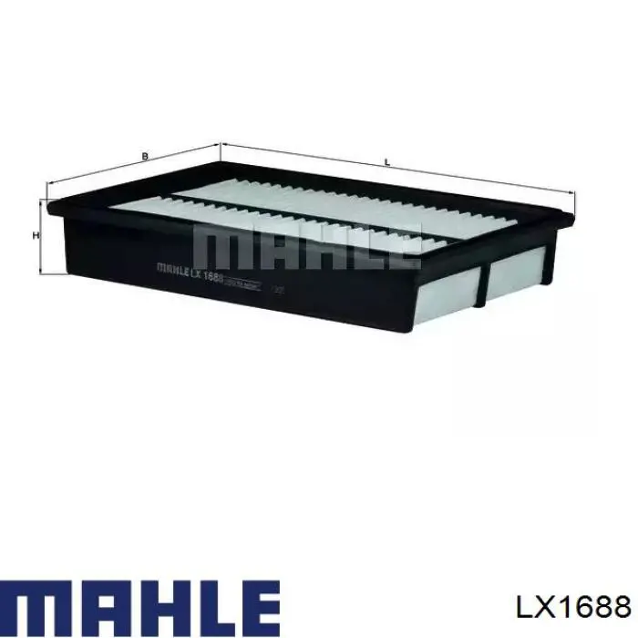 Купити LX1688 Mahle Original Автомобільний фільтр повітря