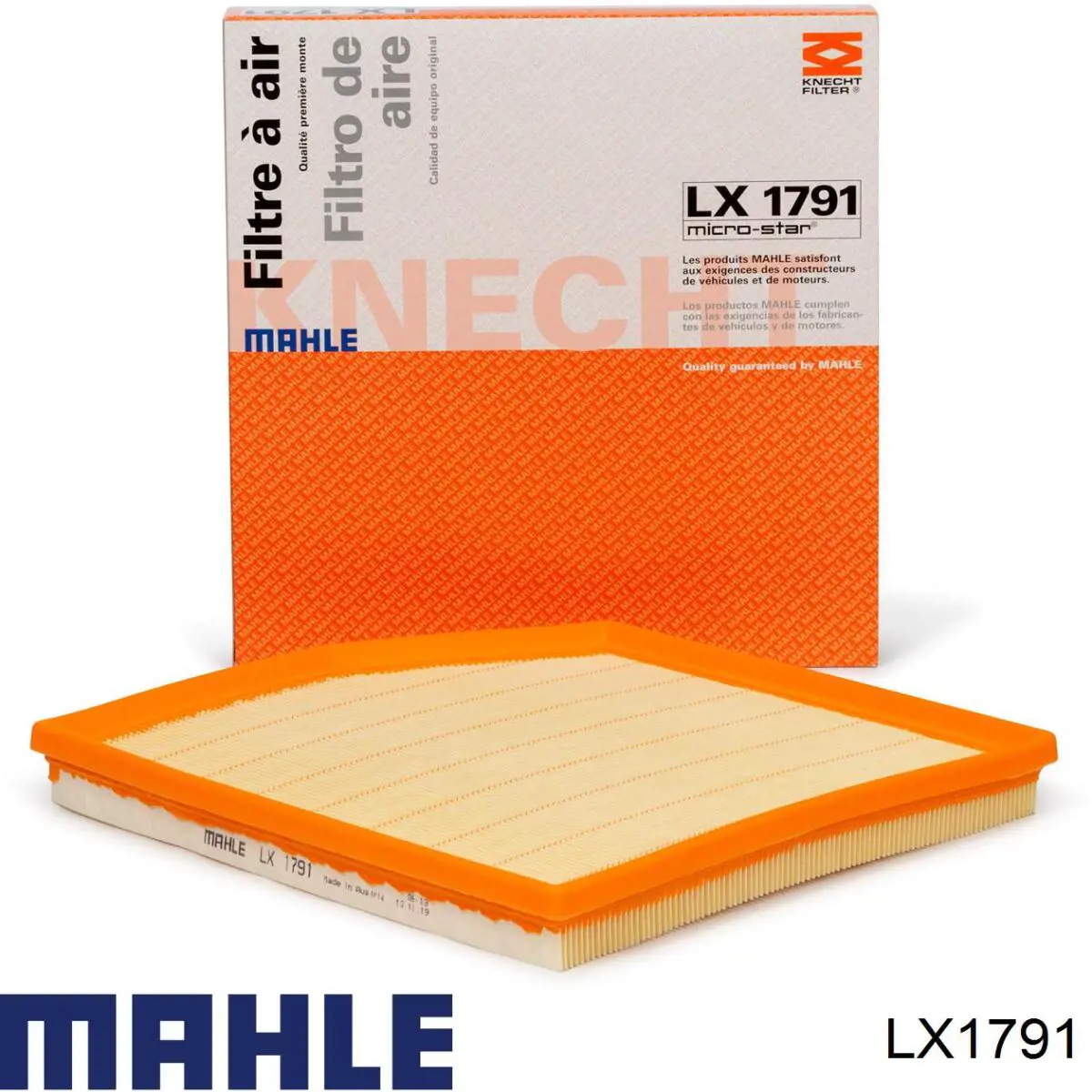 LX1791 Mahle Original фільтр повітряний
