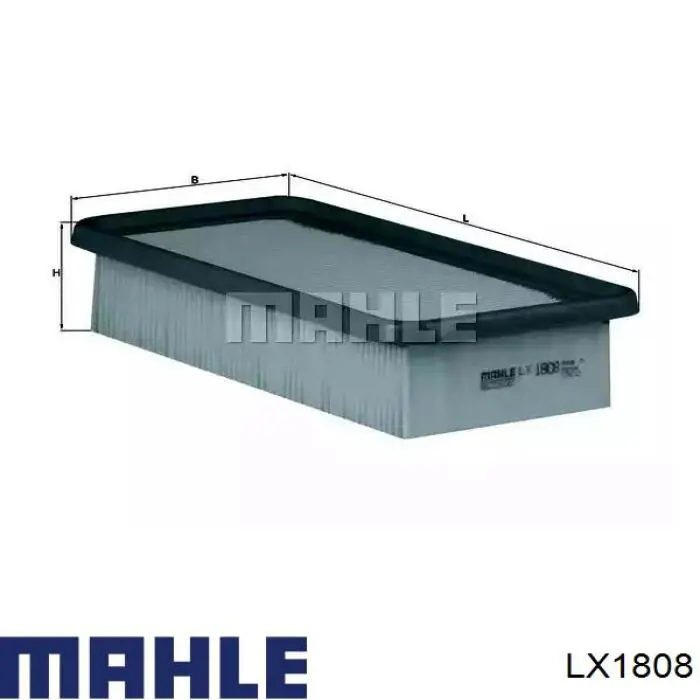 Елемент повітряного фільтра Mahle Original LX1808 ціна, від 5.64 USD