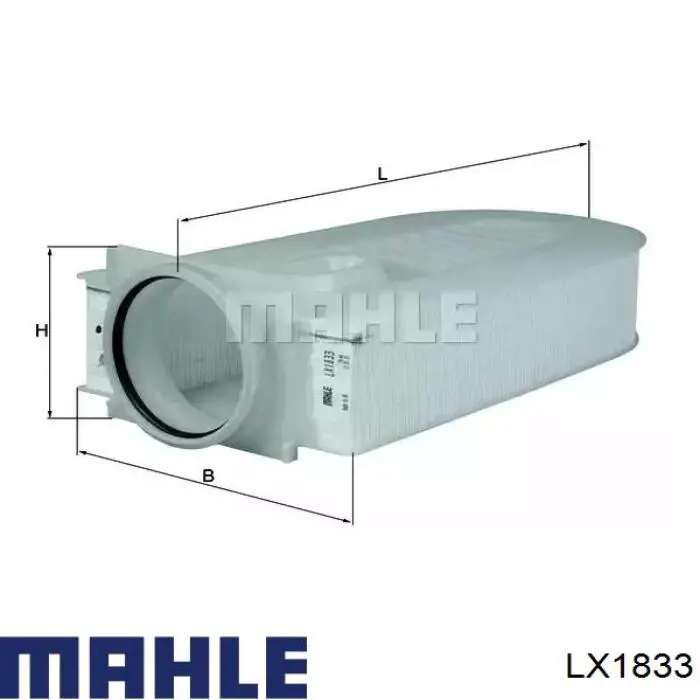 Купити LX1833 Mahle Original Автомобільний фільтр повітря