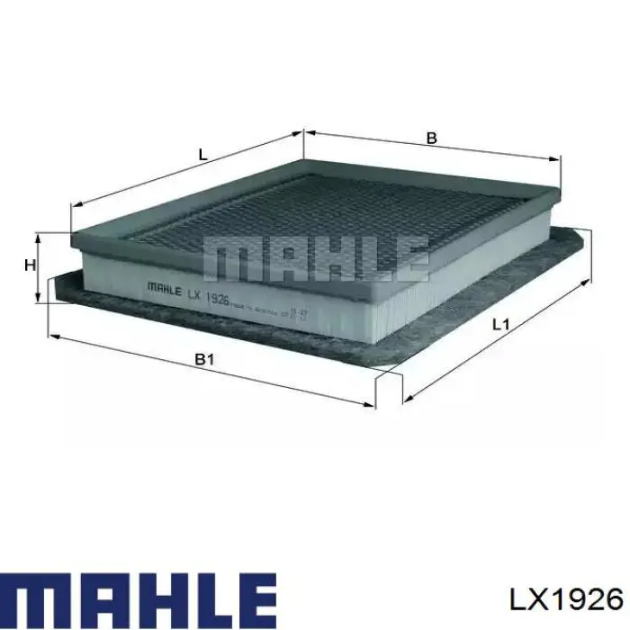 Купити LX1926 Mahle Original Автомобільний фільтр повітря