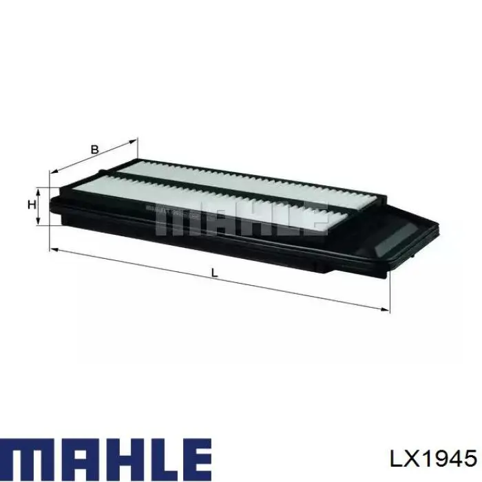 Елемент повітряного фільтра Mahle Original LX1945 ціна, від 7.55 USD