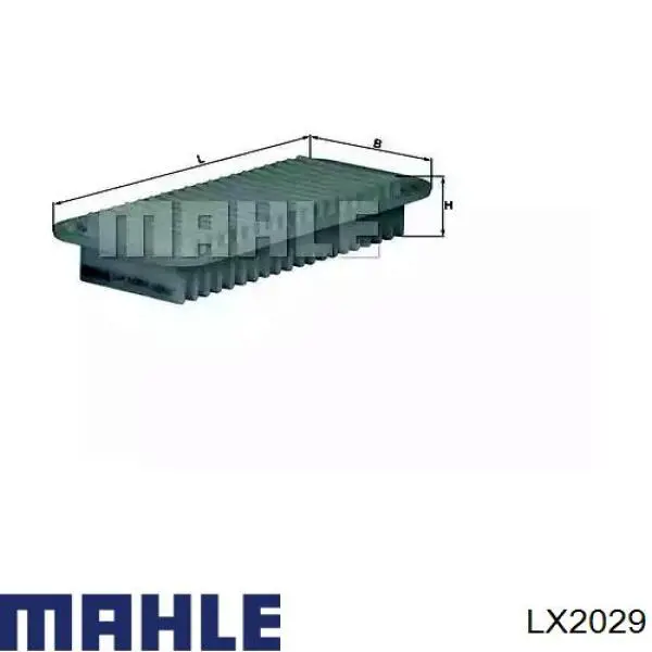 Елемент повітряного фільтра Mahle Original LX2029 ціна, від 7.26 USD